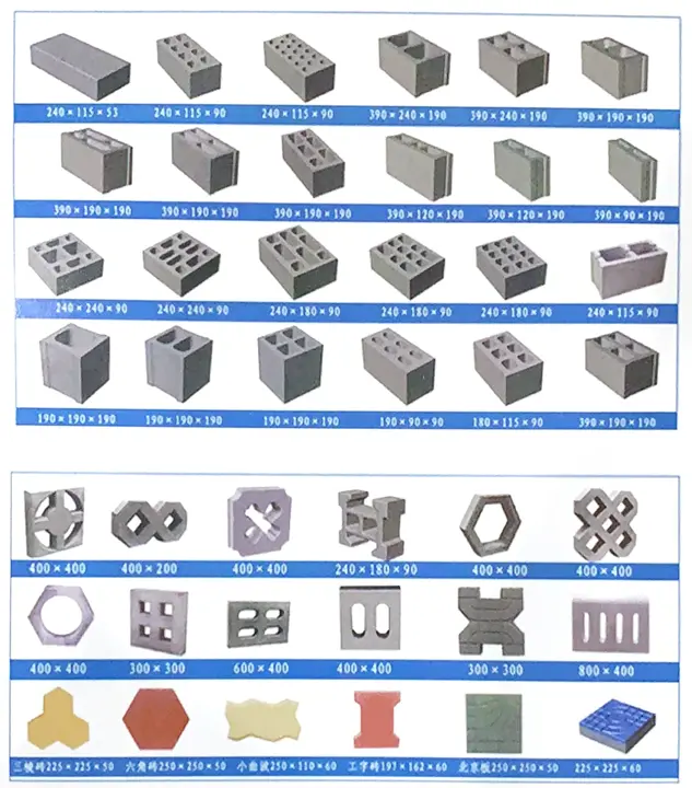 Productos terminados de bloquera en venta