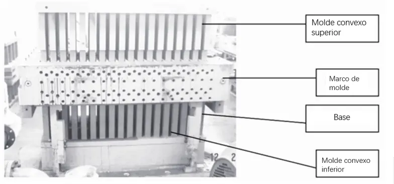 composición de moldes para bloquera