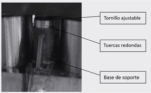 instalación de los moldes de bloquera ponedora