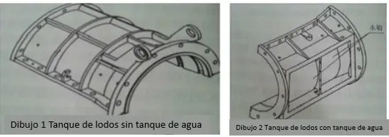 tanque de lodos de máquina prensadora de ladrillos