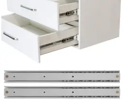 Correderas para cajones en aluminio