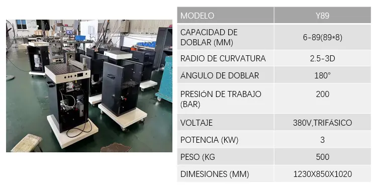  dobladora de tubos hidráulica Y89