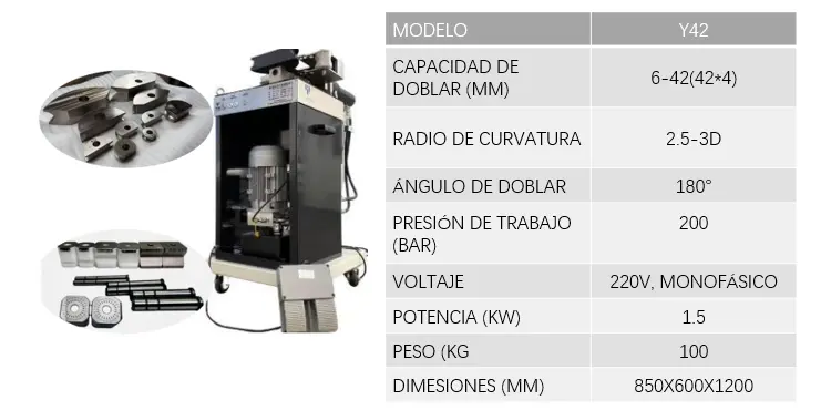  dobladora de tubos hidráulica Y42