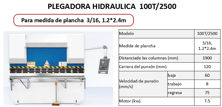 Plegadora Hidraulica Plegadora Hidraulica