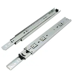 Tres secciones de 42 mm de ancho guias de bolas para cajones